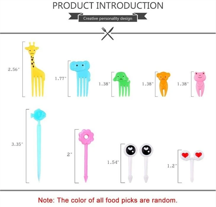 66 Pcs Animal Food Picks For Kids, Mini Bento Picks, Cute Cartoon Animal Fruit Food Toothpicks, Lunch Bento Box Picks Forks 66 Pcs Animal Food Picks For Kids, Mini Bento Picks, Cute Cartoon Animal Fruit Food Toothpicks, Lunch Bento Box Picks Forks